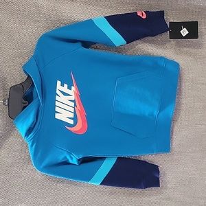 Nike G4g Ft Blocked Sweatshirt Azul 4-5 Years